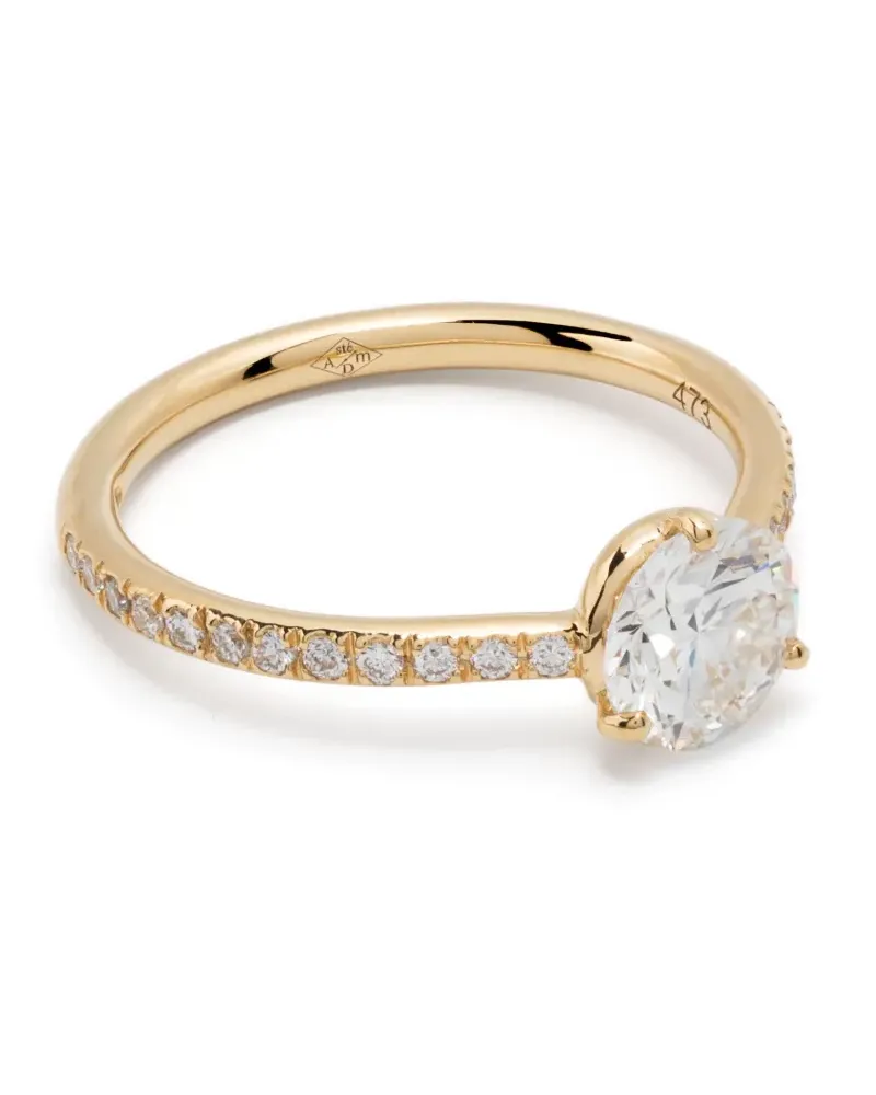 Loyal.e Paris 18kt Gelbgoldring mit Diamanten Gold