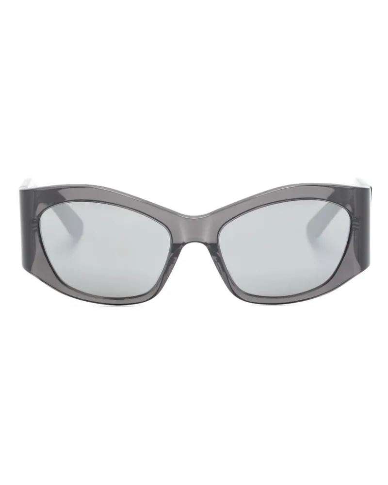 Balenciaga Sonnenbrille mit eckigem Gestell - Schwarz Schwarz