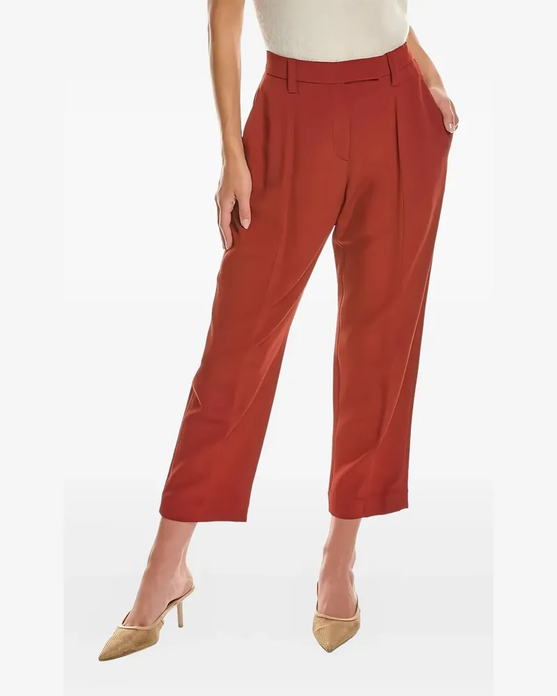 Brunello Cucinelli Hose mit Bundfalten - Rot Rot