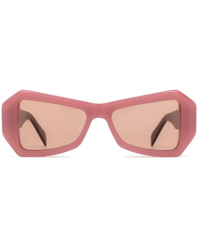 RETROSUPERFUTURE Tempio Sonnenbrille mit eckigem Gestell - Rosa Rosa