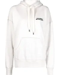 Isabel Marant Hoodie mit Logo-Print Nude