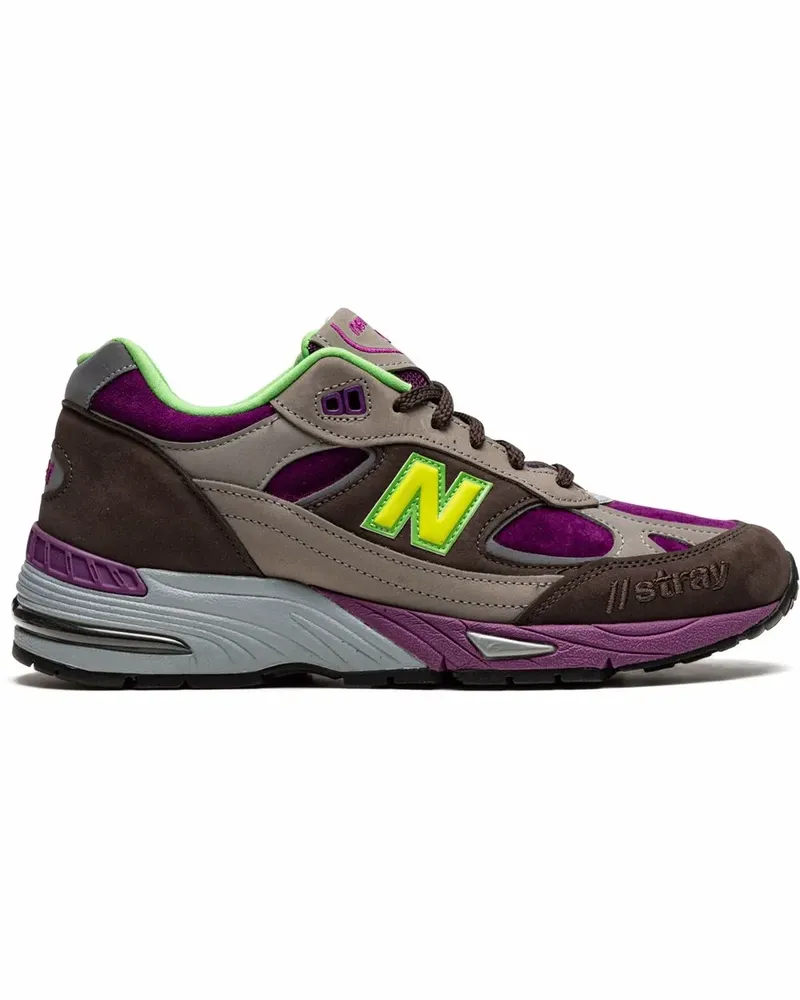 New Balance x Stray Rats 991 Sneakers - Grau Grau
