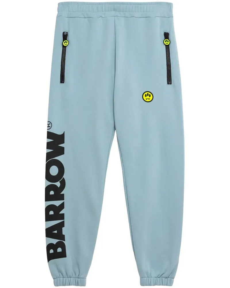 BARROW Jogginghose mit Logo-Print - Blau Blau