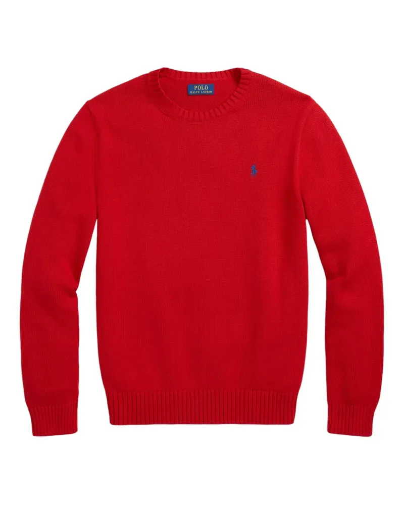 Ralph Lauren embroidered-logo sweater - Rot Rot