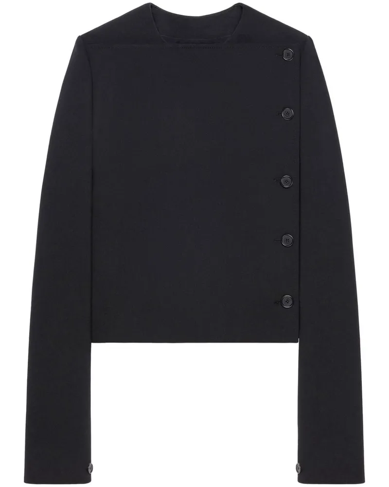 Courrèges Klassische Jacke mit Knöpfen - Schwarz Schwarz