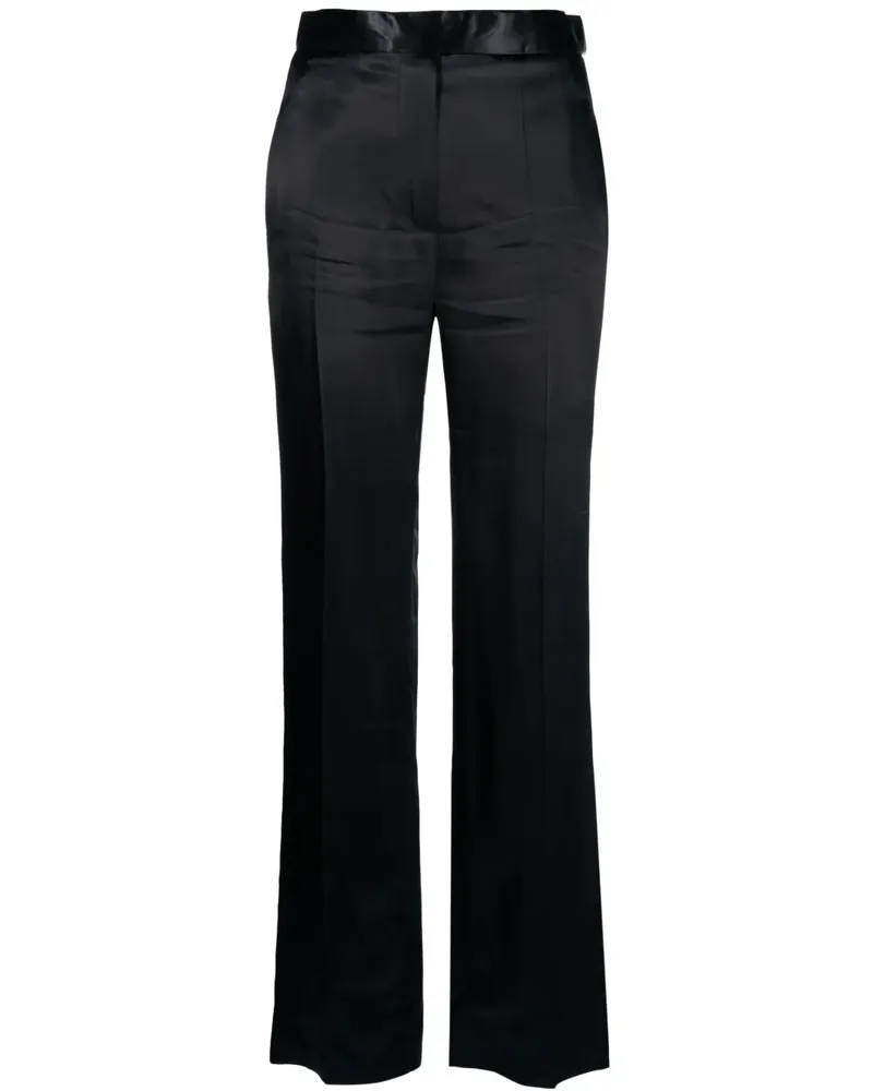 Victoria Beckham Gerade Hose - Schwarz Schwarz