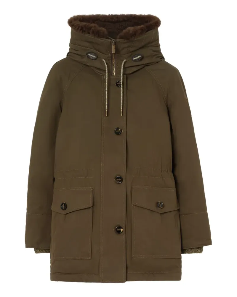 Burberry shearling parka - Grün Grün