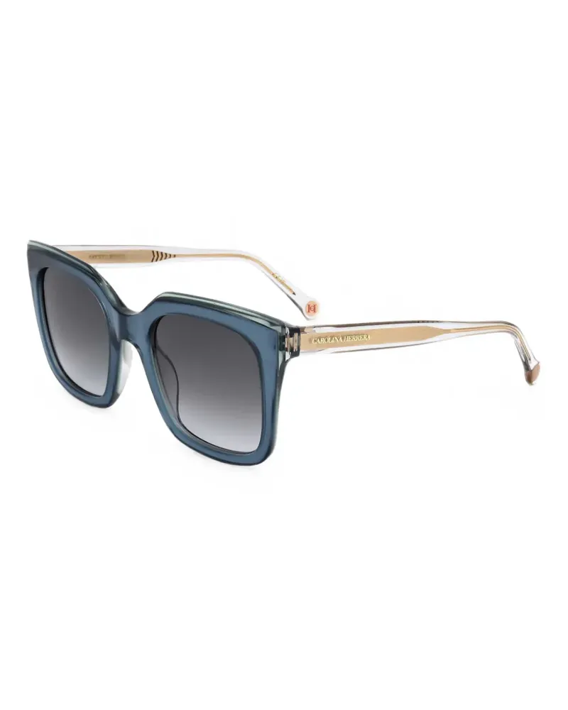 Carolina Herrera New York square-frame sunglasses - Blau Blau