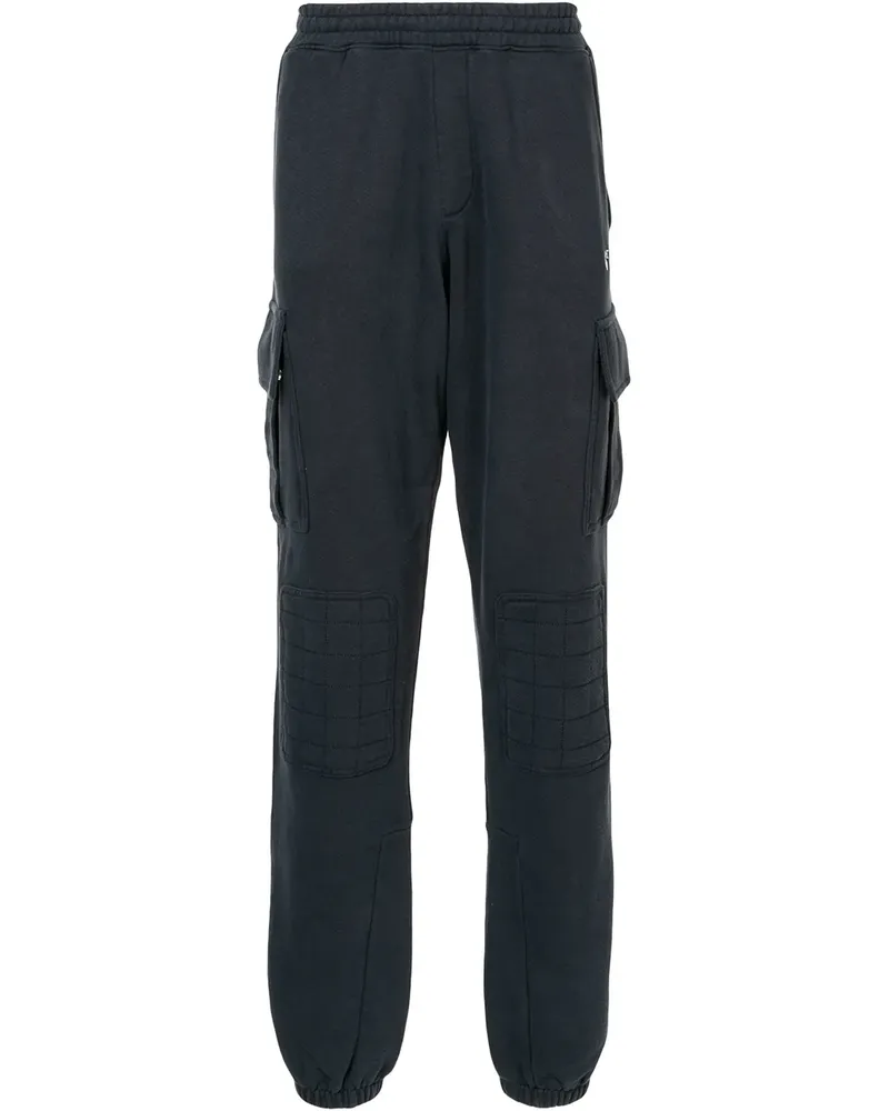 OFF-WHITE Jogginghose mit Logo-Print - Blau Blau