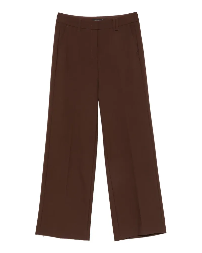 Luisa Cerano Wide-Leg-Hose mit Bundfalten - Braun Braun