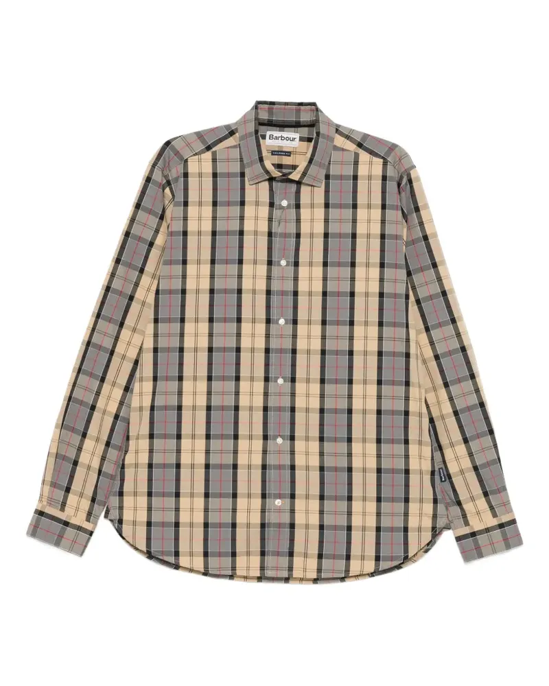 Barbour Kariertes Kenton Hemd - Nude Nude