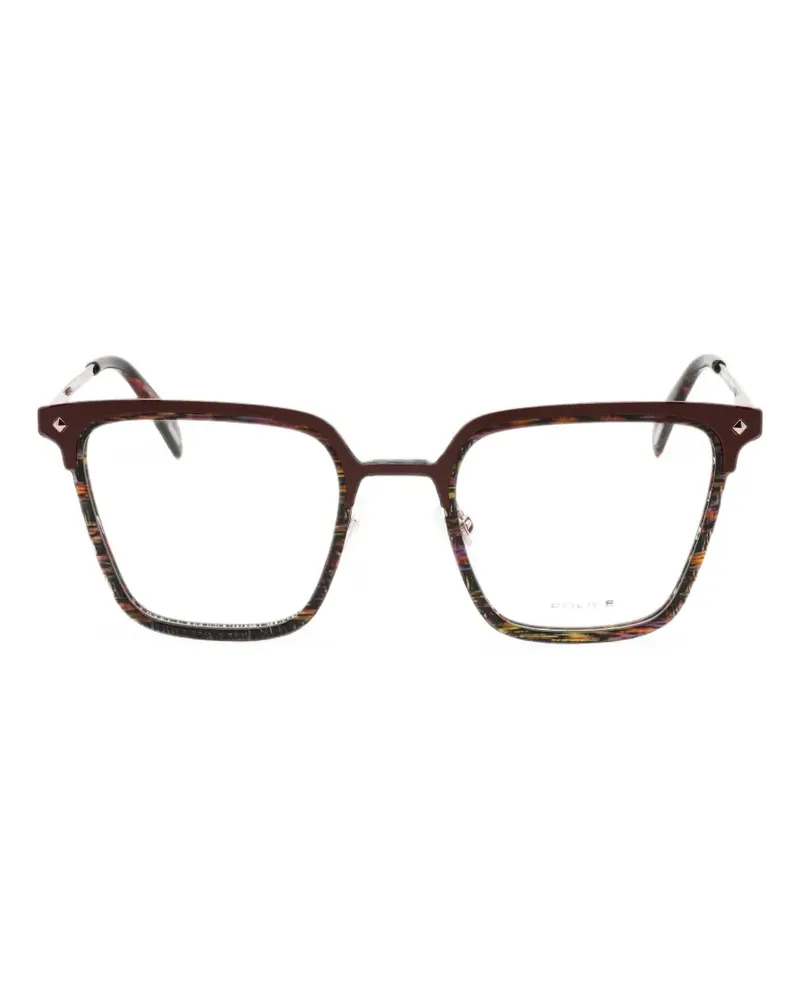 Police rectangle-frame glasses - Braun Braun