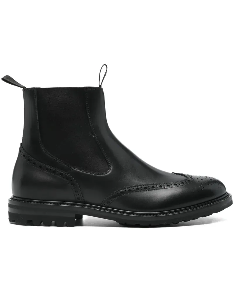 Henderson Stiefel mit Einsatz - Schwarz Schwarz