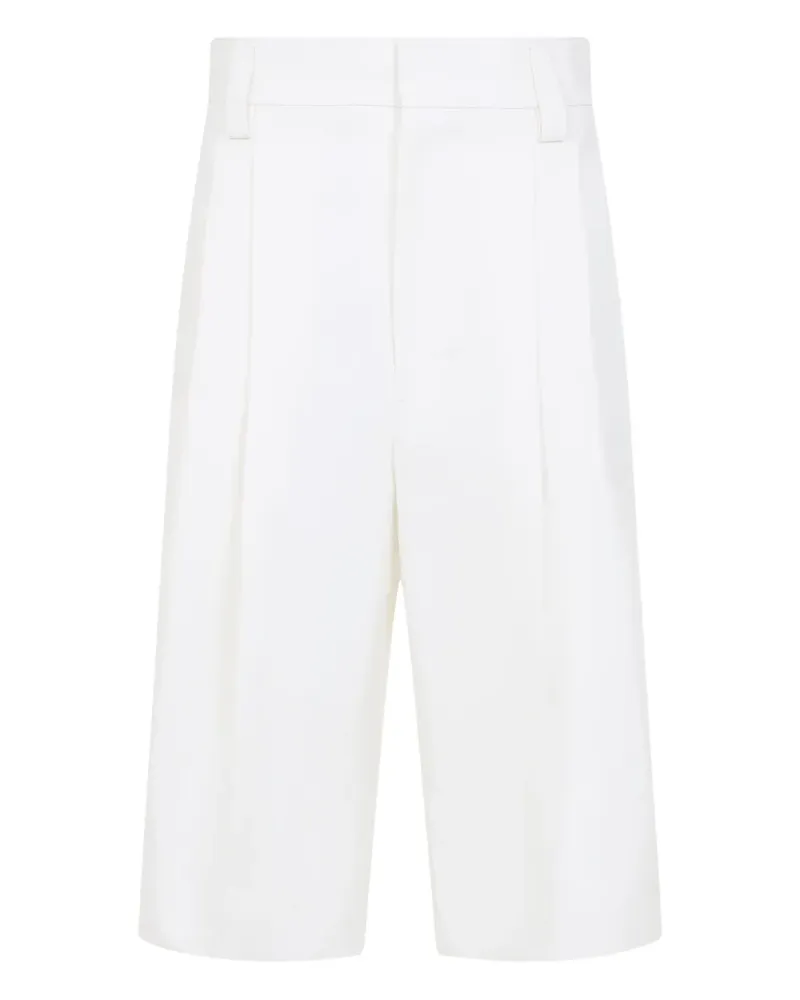 Carven Shorts mit Bundfalten - Weiß Weiß