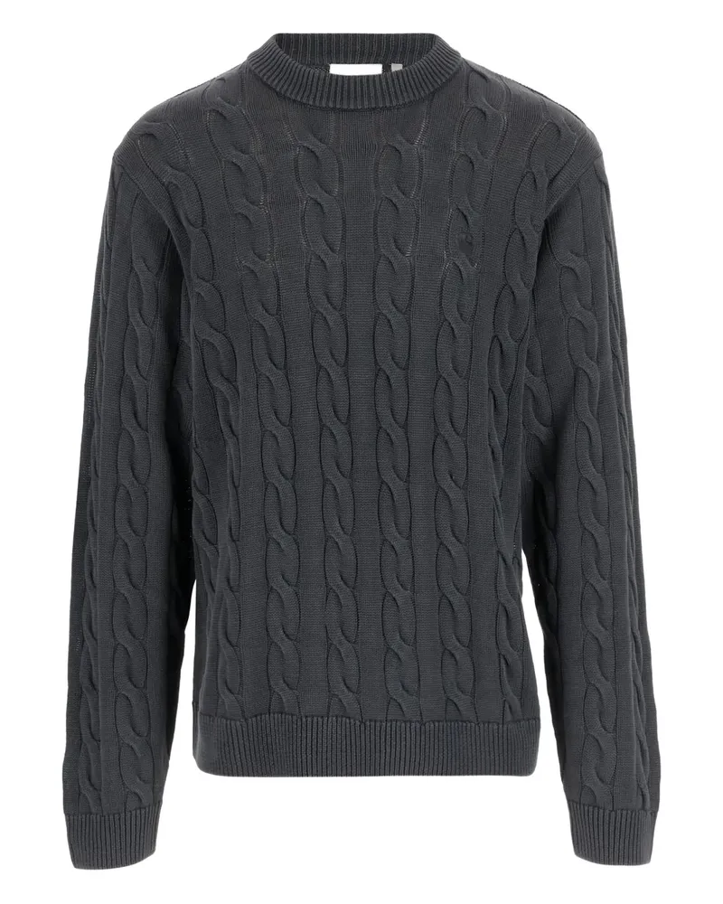 Carhartt WIP Pullover mit Zopfmuster - Grau Grau
