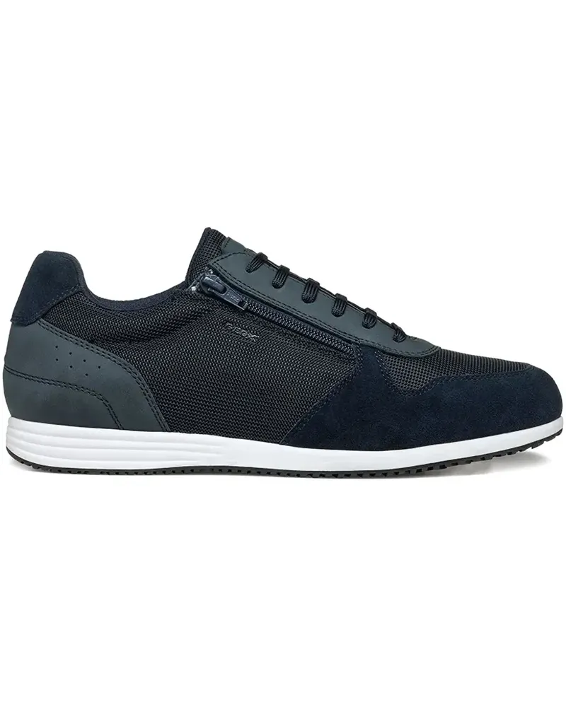 Geox Avery Mesh-Sneakers mit Reißverschlussdetail - Blau Blau