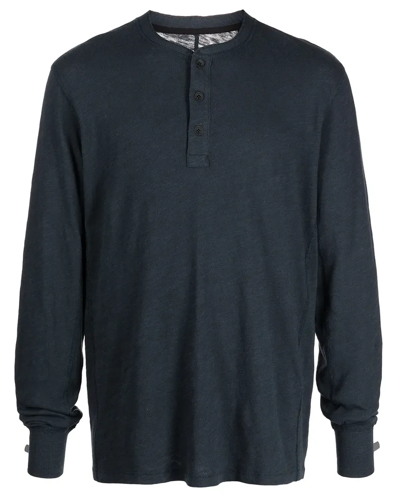 Rag & Bone Langarmshirt mit rundem Ausschnitt - Blau Blau