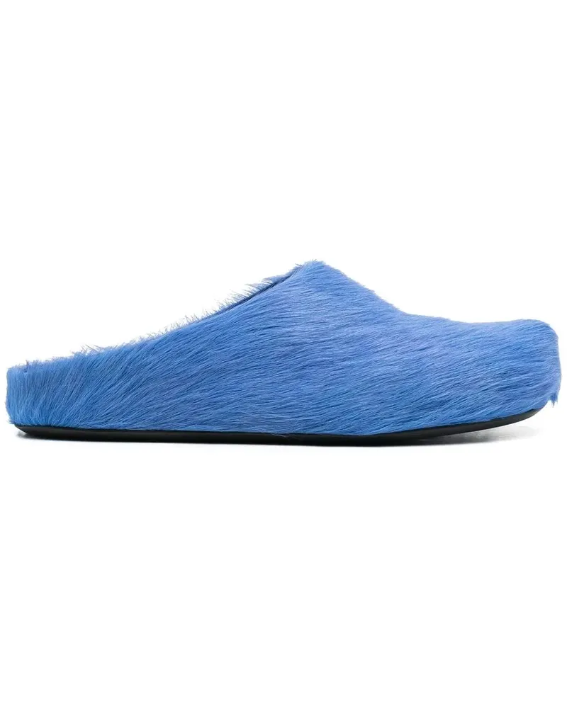 Marni Fussbett Sabot Slipper - Blau Blau