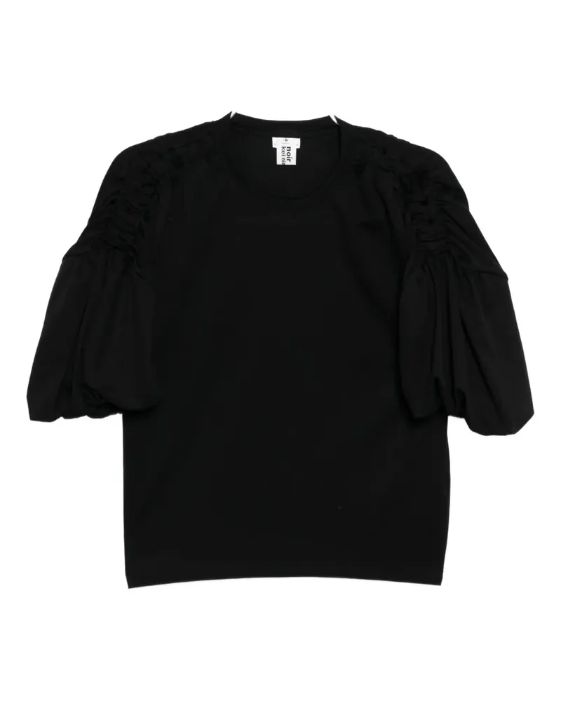 Noir Kei Ninomiya cotton T-shirt - Schwarz Schwarz