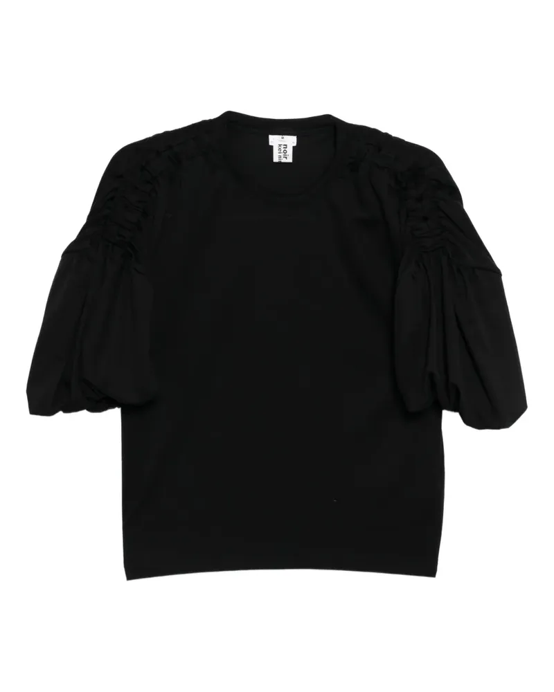Noir Kei Ninomiya Klassisches T-Shirt - Schwarz Schwarz