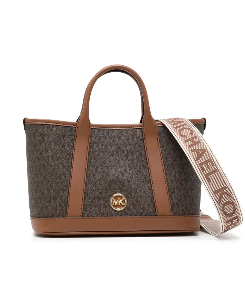 Michael Kors Kleine Luisa Handtasche aus Leder - Braun Braun