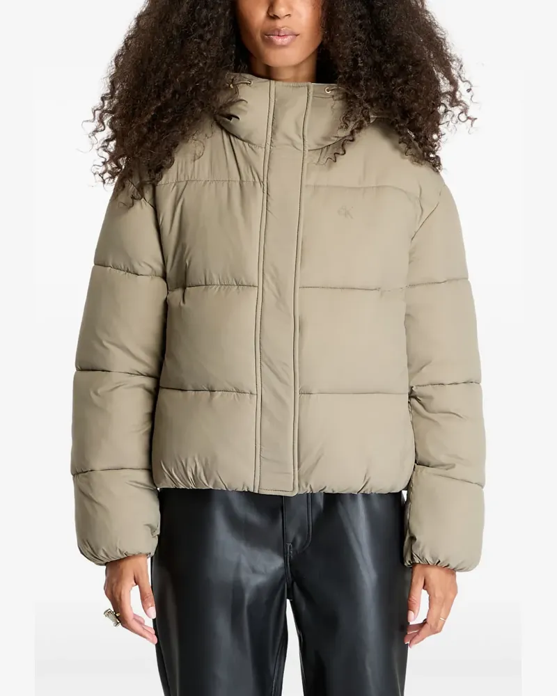 Calvin Klein Jacke mit Logo-Print - Nude Nude