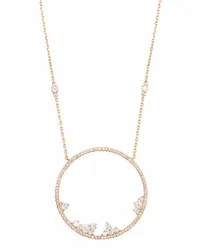 DJULA 18kt Rotgoldhalskette mit Diamanten Rosa