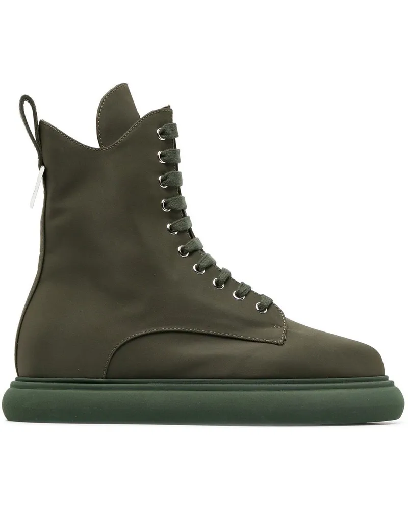 ATTICO Selene Schnürstiefel - Grün Grün