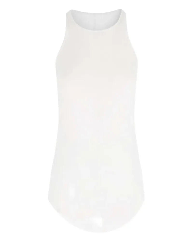 Rick Owens Geripptes Oberteil - Weiß Weiß