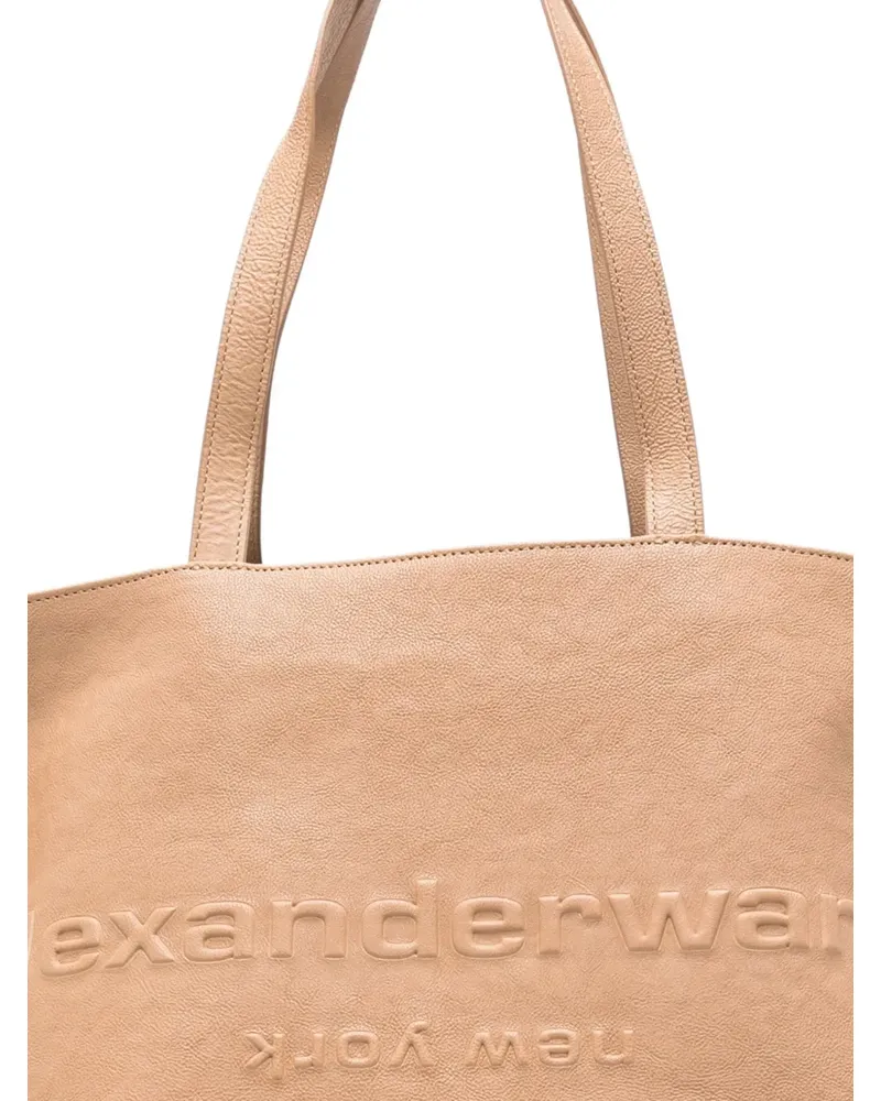 Alexander Wang Shopper mit Logo-Prägung - Nude Nude