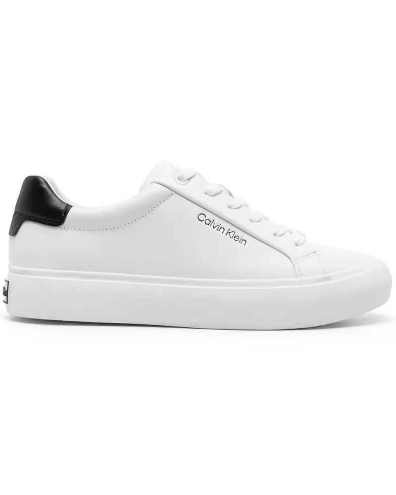 Calvin Klein Sneakers mit Logo-Prägung - Weiß Weiß