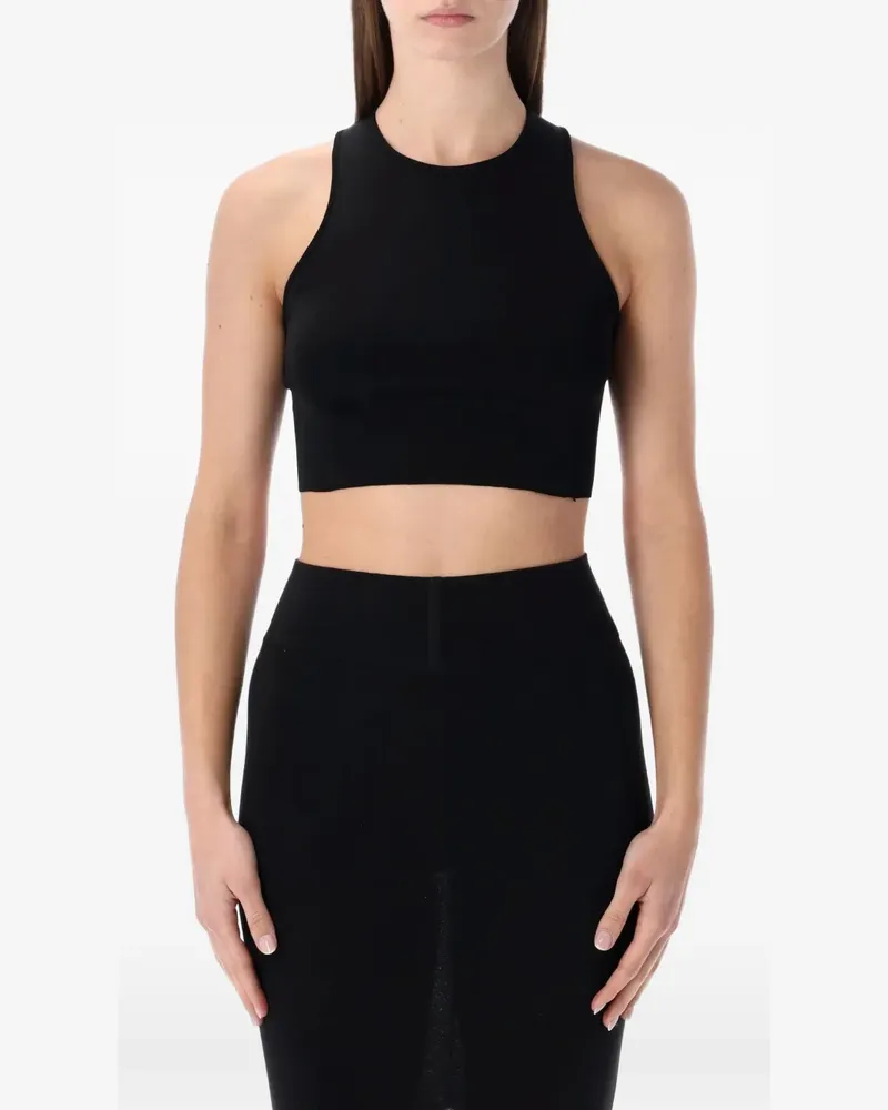 Rick Owens cropped top - Schwarz Schwarz