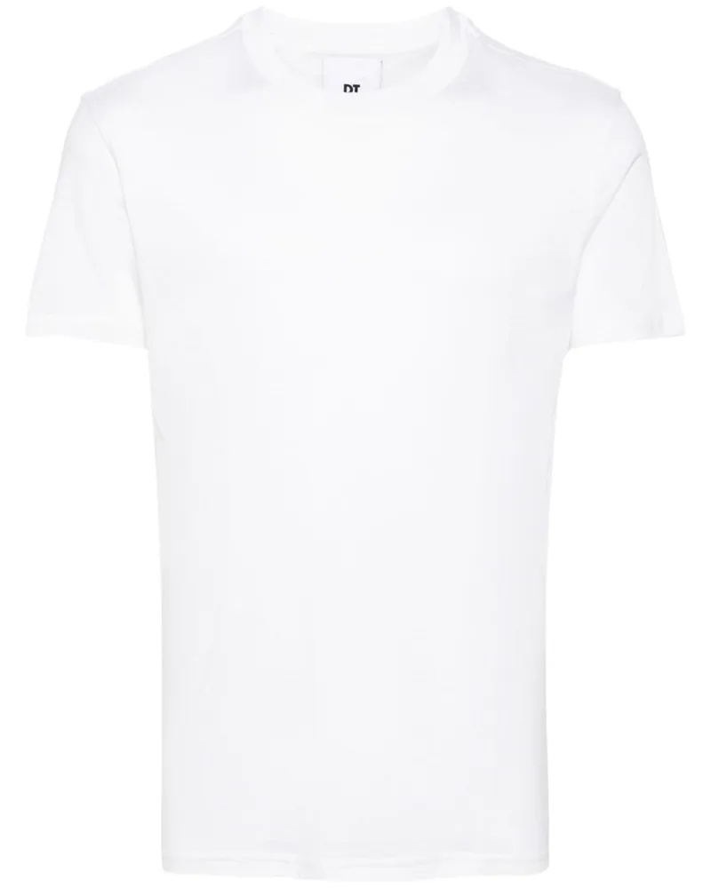 PT TORINO T-Shirt mit meliertem Effekt - Weiß Weiß