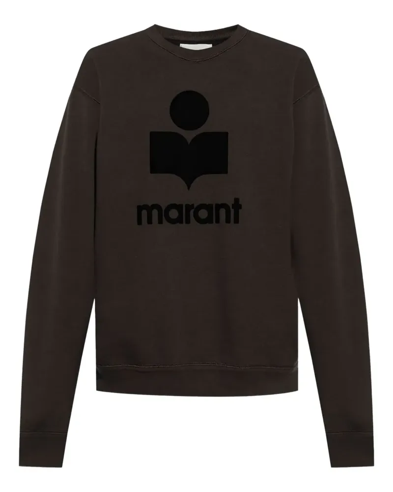 Isabel Marant Mikoy Sweatshirt mit Logo - Schwarz Schwarz