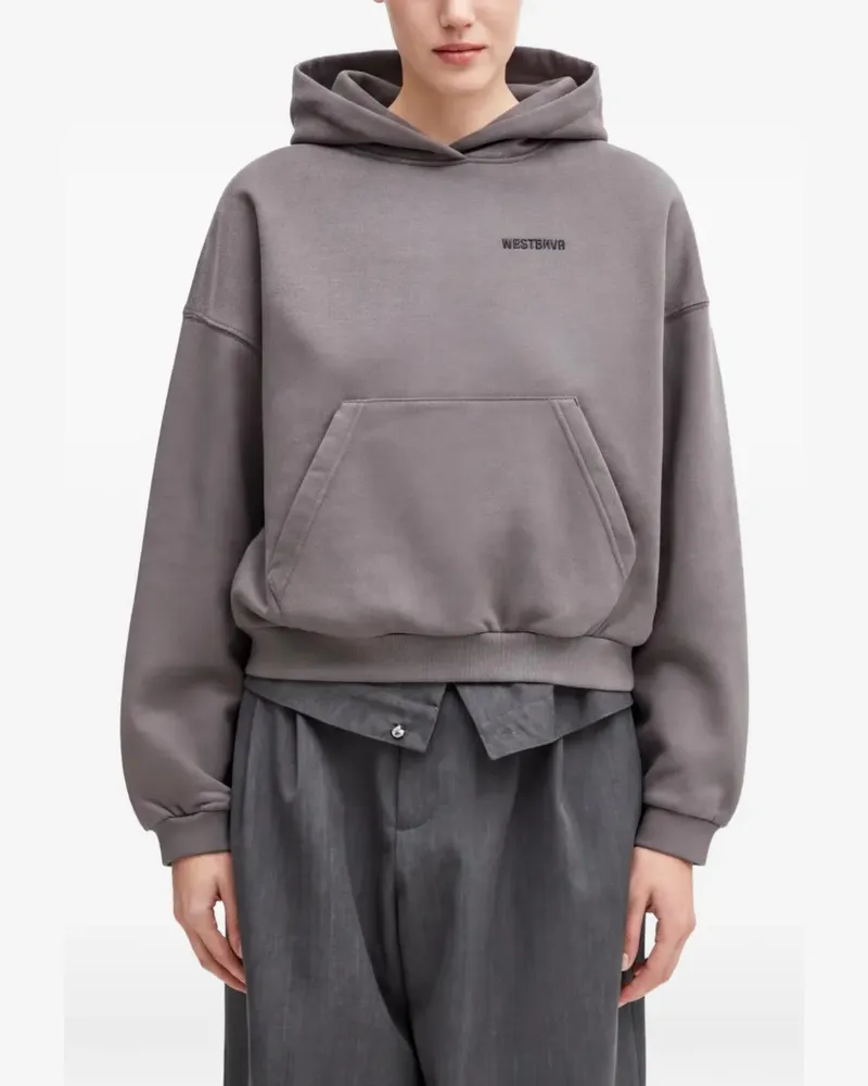 WRSTBHVR Hoodie mit Tasche - Grau Grau