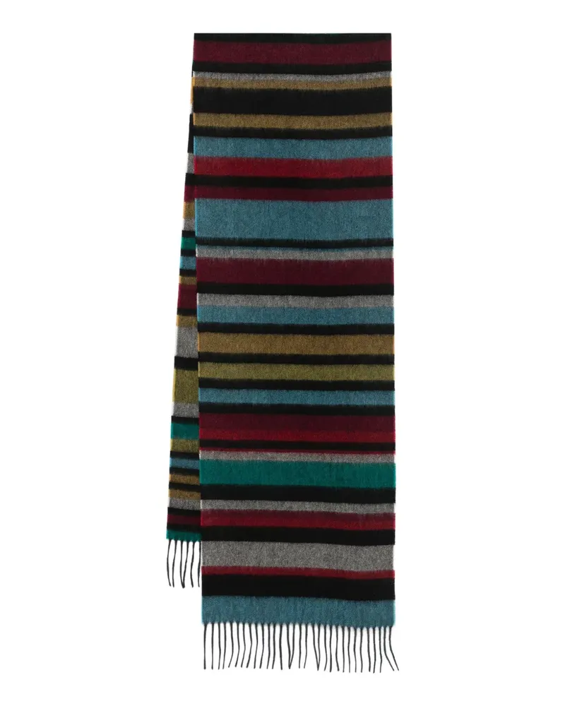 Paul Smith Gestreifter Schal - Blau Blau