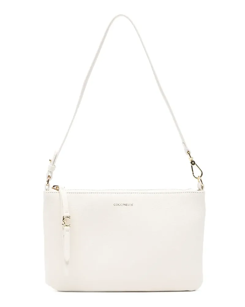 Coccinelle mini C-Easy grained clutch bag - Nude Nude