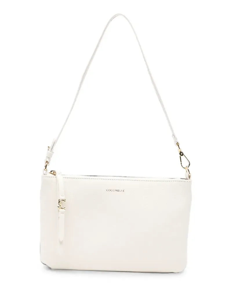 Coccinelle mini C-Easy grained clutch bag - Nude Nude