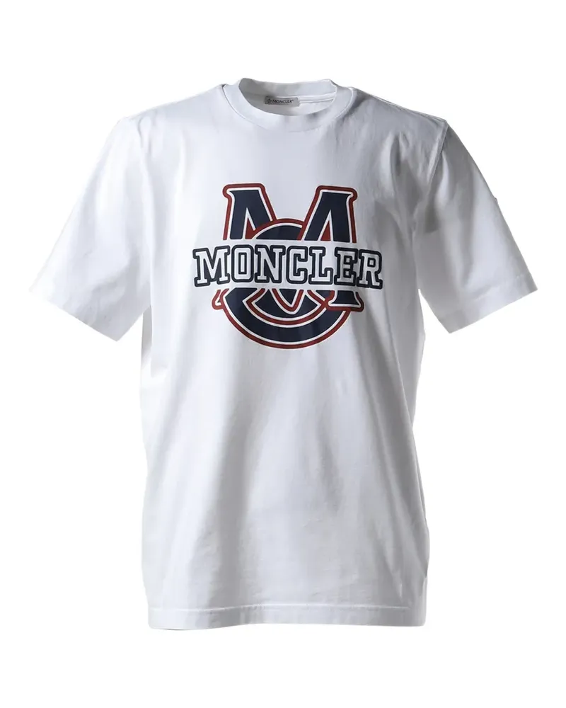 Moncler logo-print cotton t-shirt - Weiß Weiß