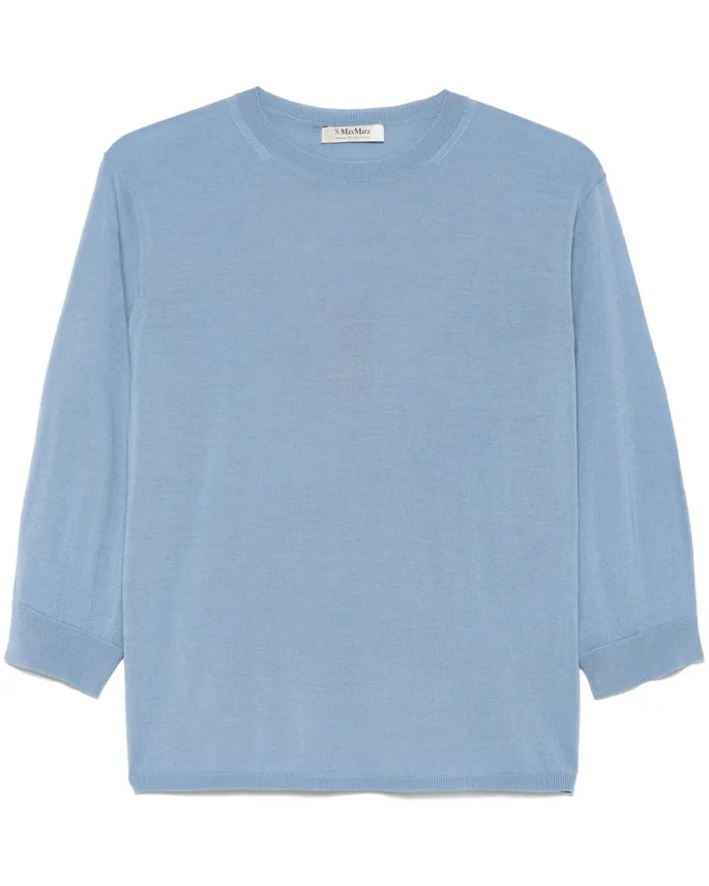 Max Mara Max Mara Amici Pullover - Blau Blau
