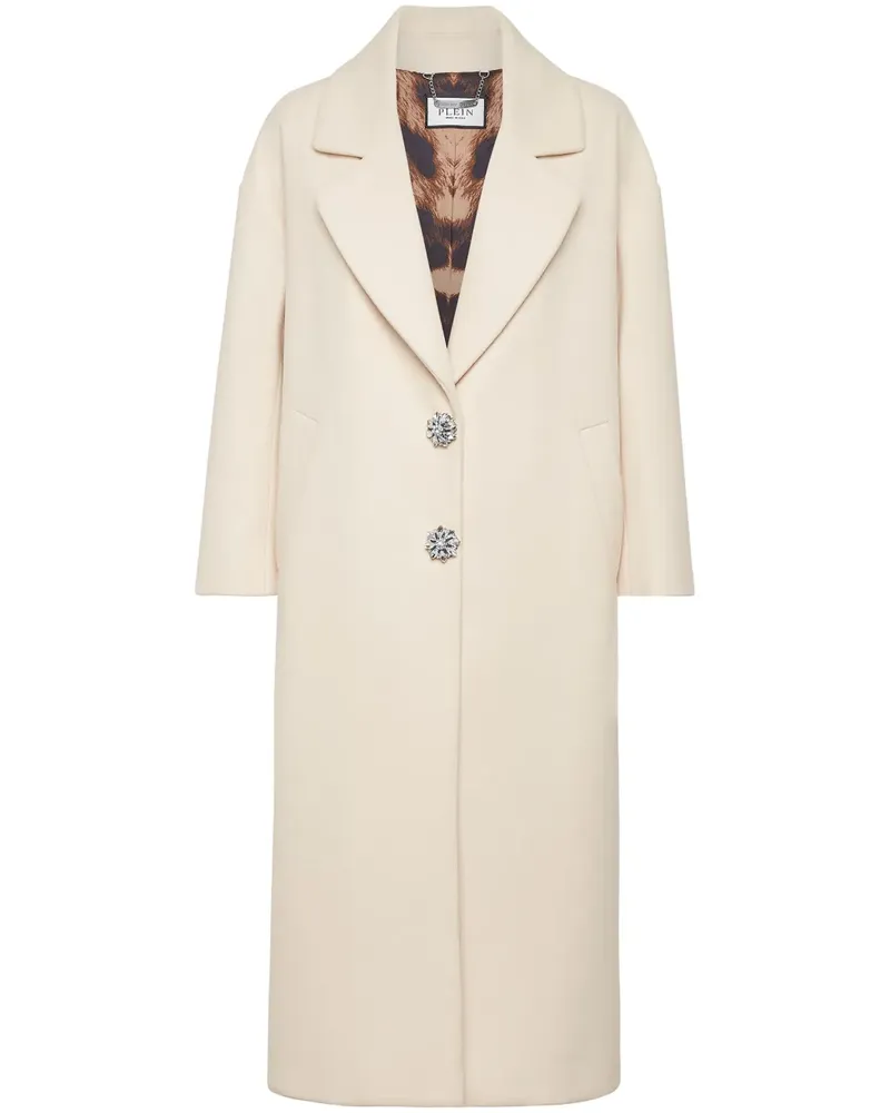 Philipp Plein Corsage mit Kristallen - Nude Nude