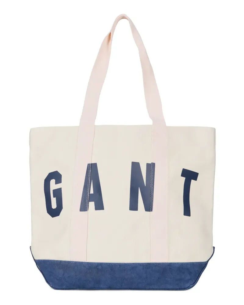Gant Shopper mit Logo-Print - Nude Nude