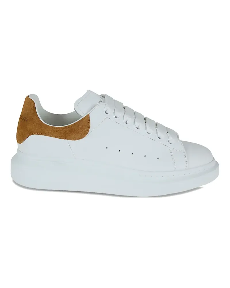 Alexander McQueen Oversized suede-panel sneakers - Weiß Weiß