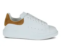 Oversized Sneakers mit Wildledereinsätzen - Weiß