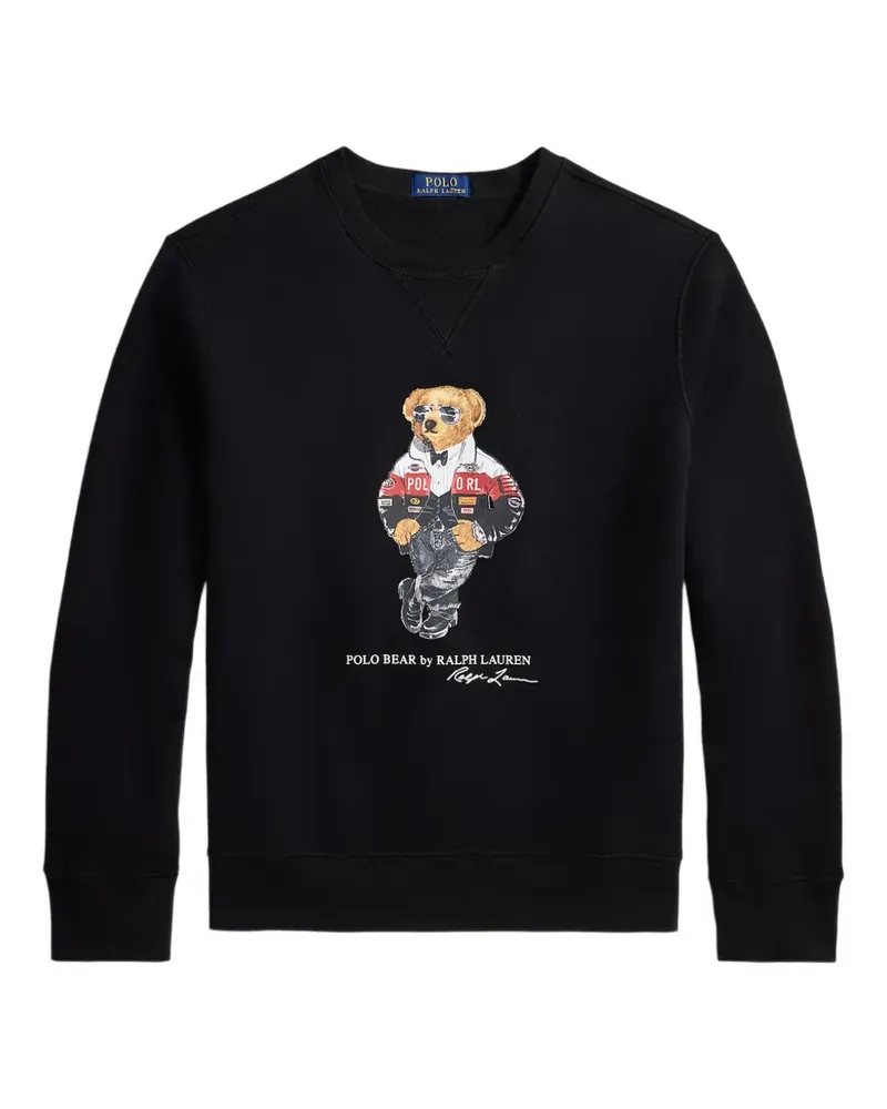 Ralph Lauren Sweatshirt mit Teddy-Print - Schwarz Schwarz