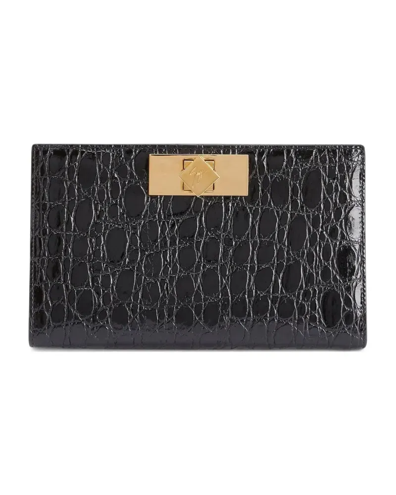 Giuseppe Zanotti Annihita Clutch - Schwarz Schwarz