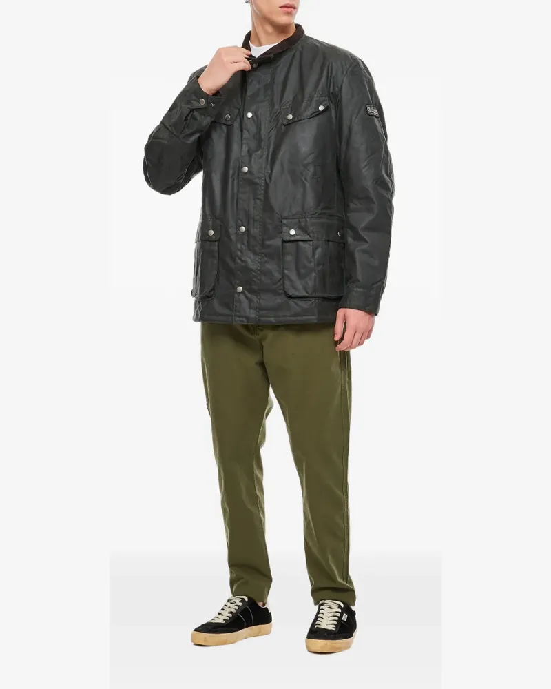 Barbour Jacke mit aufgesetzten Taschen - Grün Grün