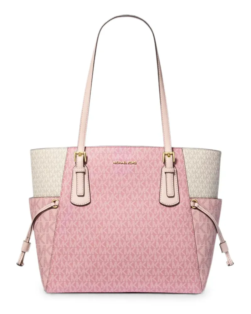 Michael Kors Schultertasche in Colour-Block-Optik - Rosa Rosa