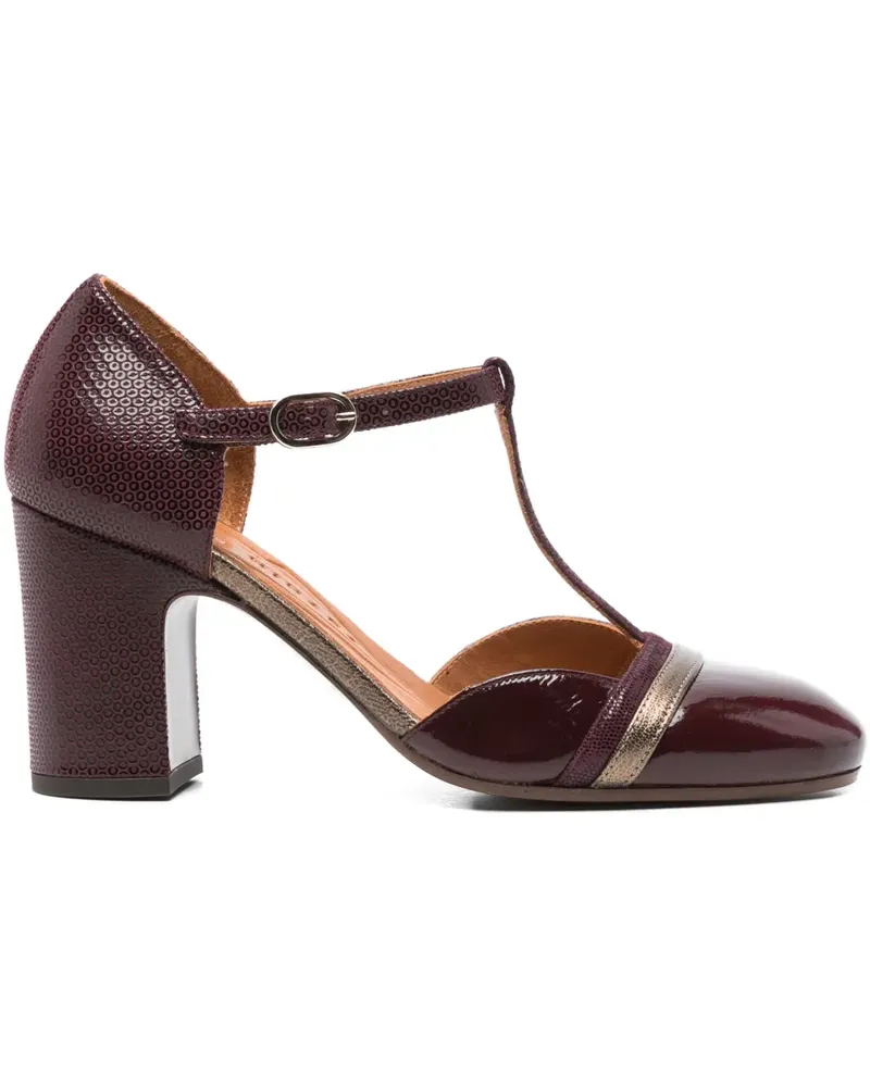 Chie Mihara Pumps mit Blockabsatz 65mm - Rot Rot