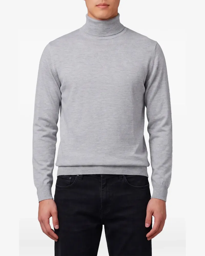 John Smedley Cherwell Pullover mit Rollkragen - Grau Grau